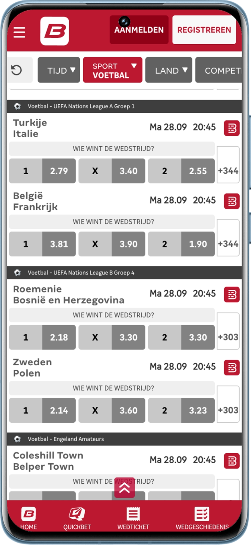 Betcenter is een van de beste bookmakers in België