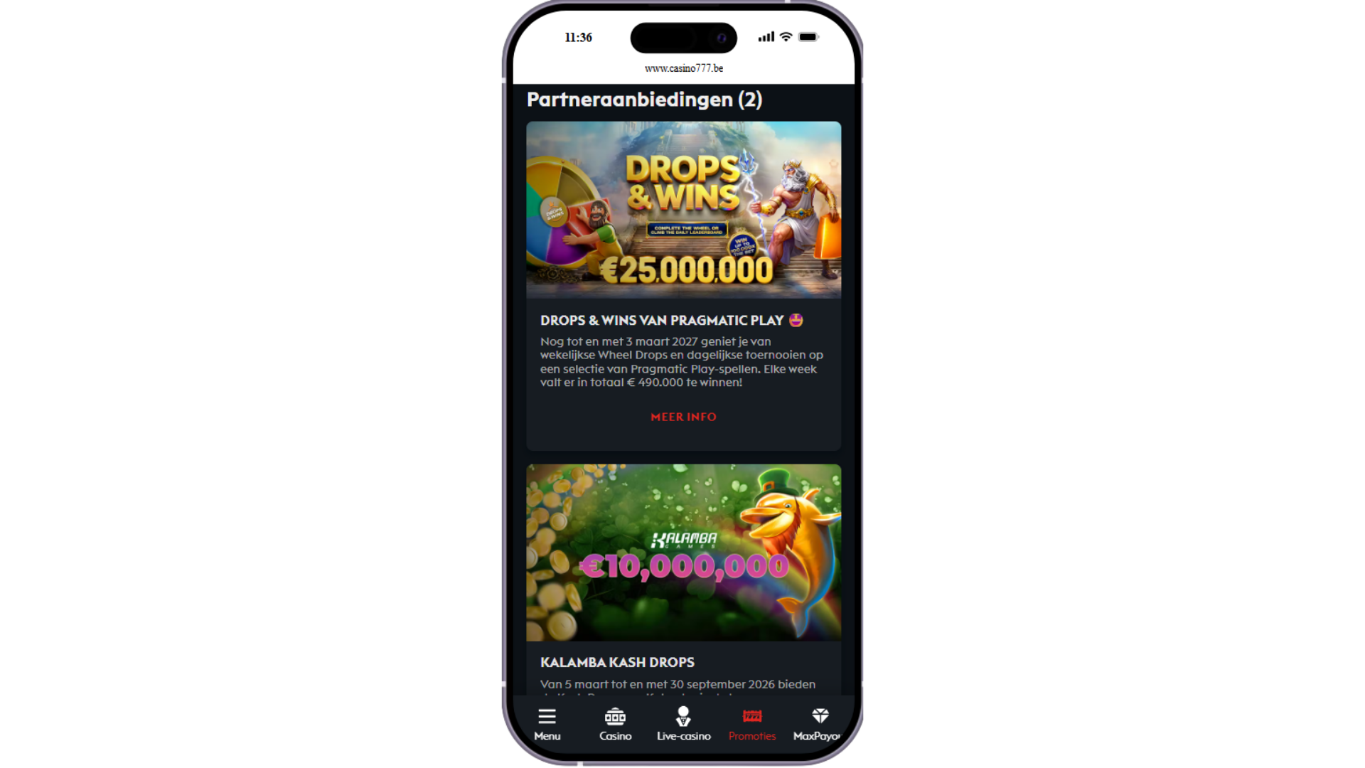Partneraanbiedingen casino777
