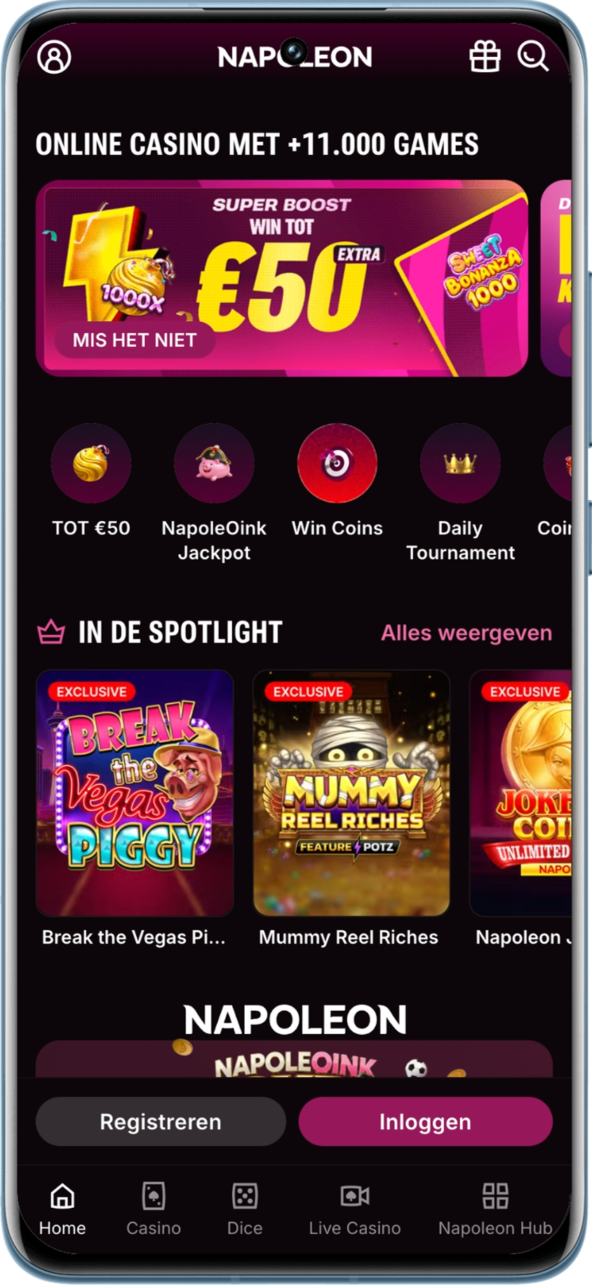 Napoleon Games, een van de beste Belgische online casino's