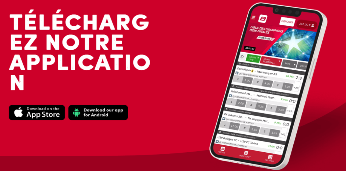Application Mobile Betcenter