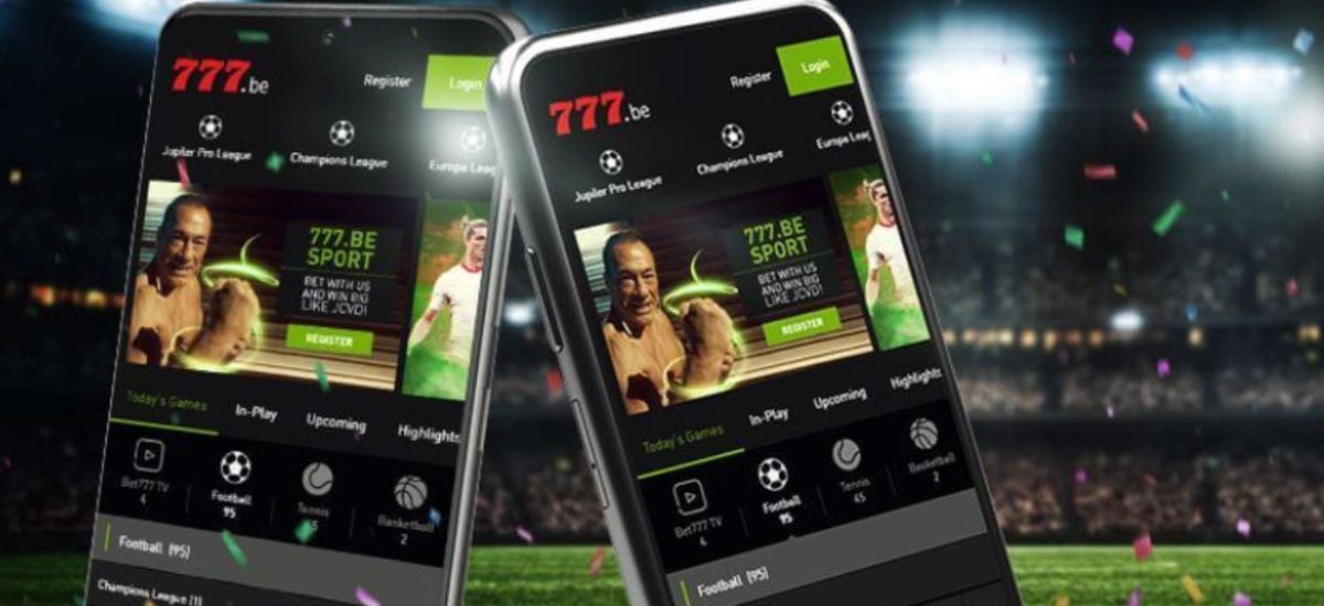 application et version mobile bet777