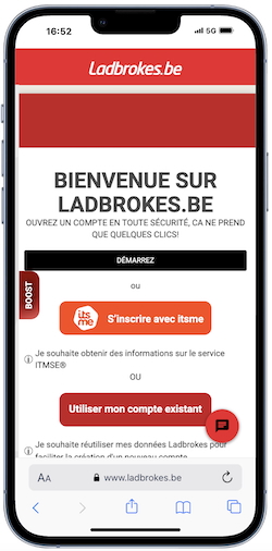 Ouvrez un compte avec le code promo Ladbrokes