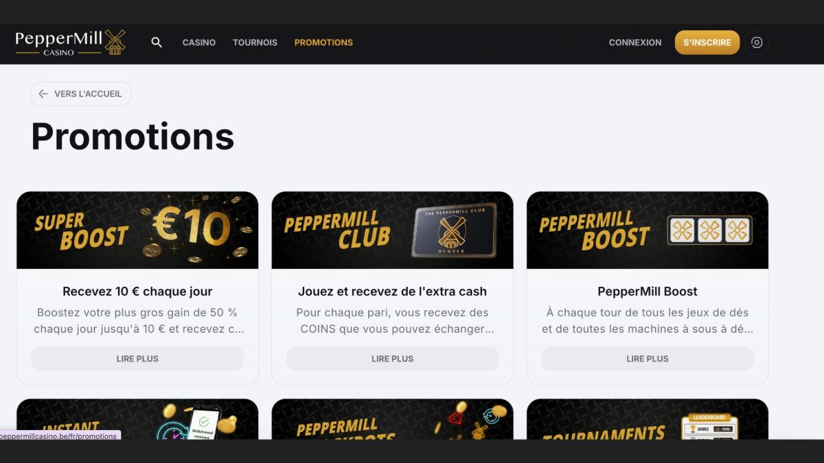 Notre test des promotions Peppermill est positif