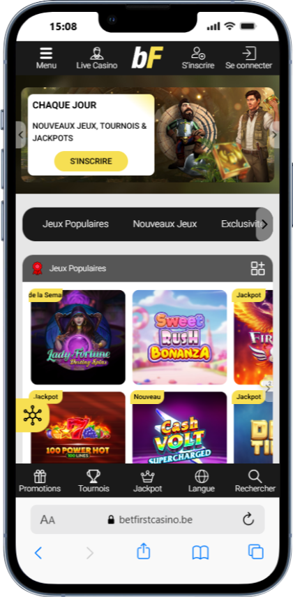 betFIRST fait partie des casino fiable en Belgique