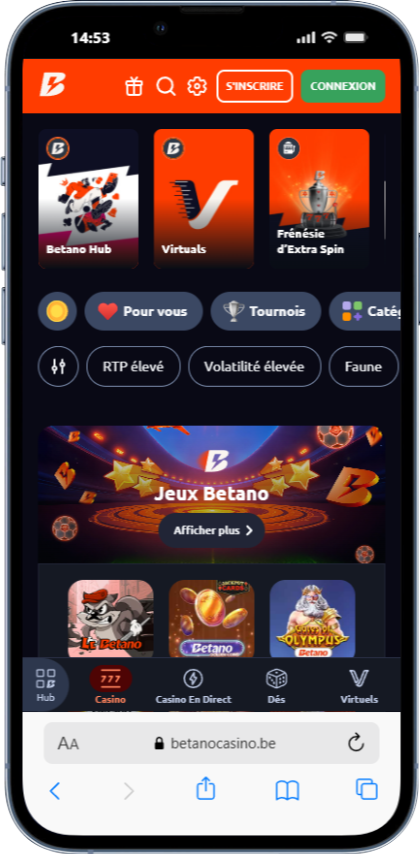 Le casino en ligne de Betano en Belgique
