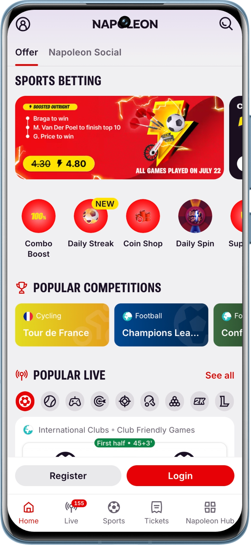 Napoleon Sport s'affirme comme une valeur sûre pour les parieurs en Belgique