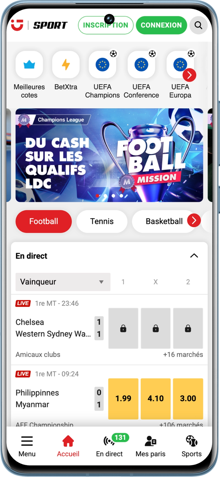 Circus est une bonne alternative sur tous les meilleurs sites de paris sportifs belge