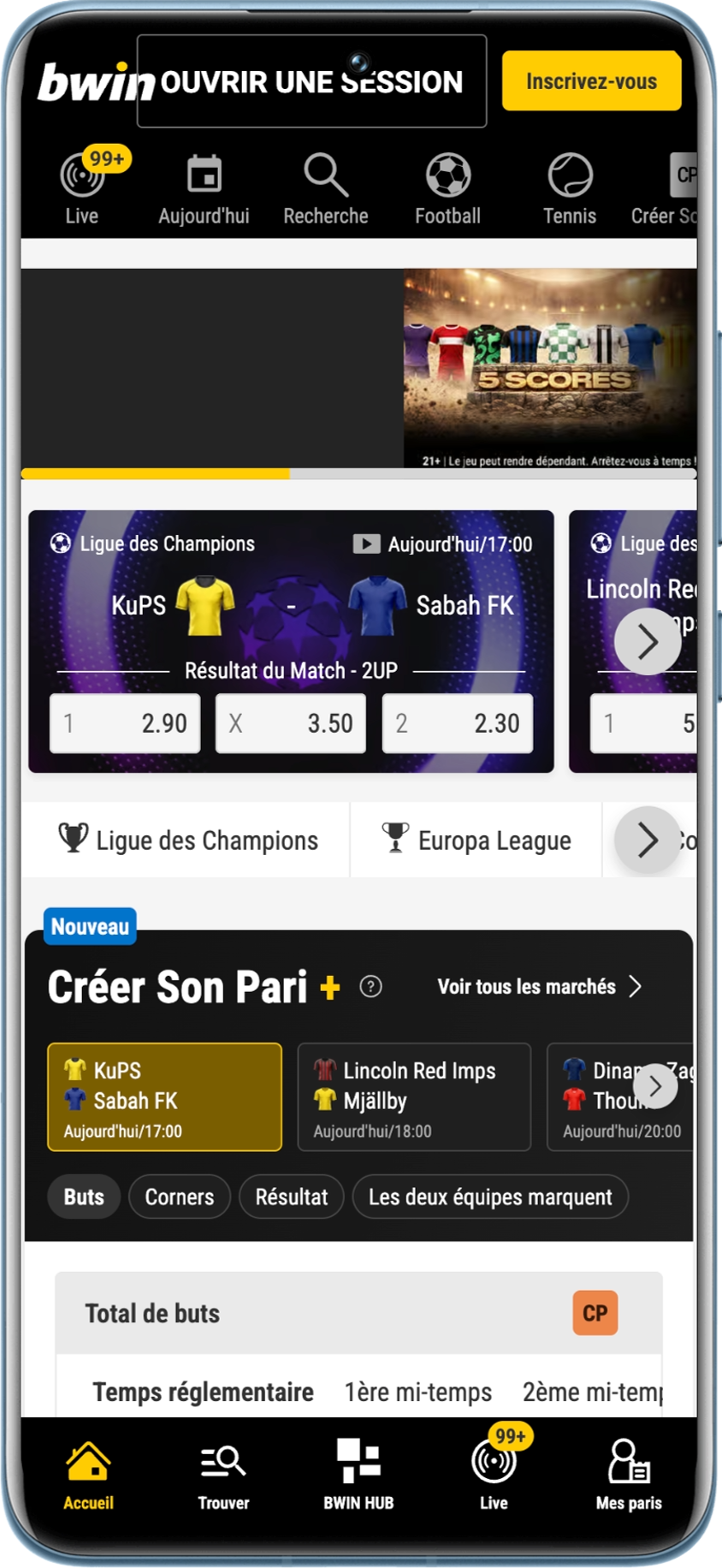 Bwin est un très bon site de paris sportifs en Belgique