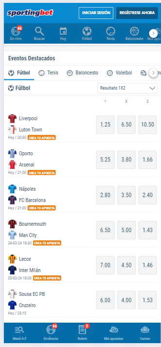 sportingbet apuestas
