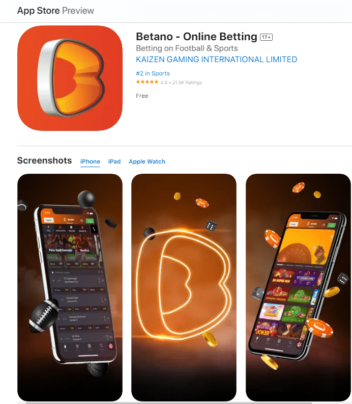betano ios