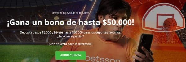 Bono de deportes Betsson Chile