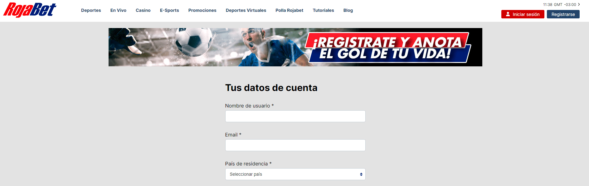 registro rojabet