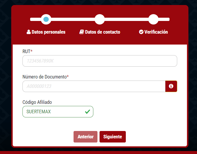 registro con codigo afiliado winchile