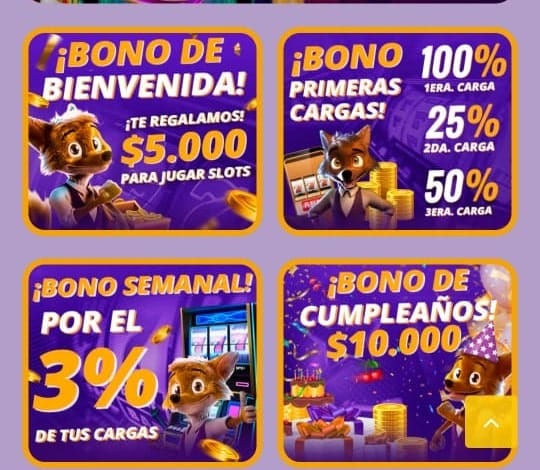 bonos y promociones