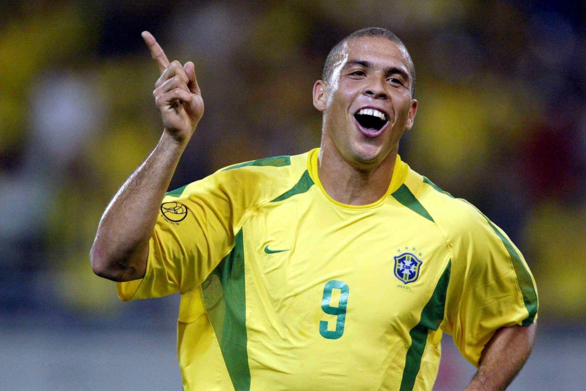 Ronaldo Nazario, figura en el Mundial 2002 con Brasil