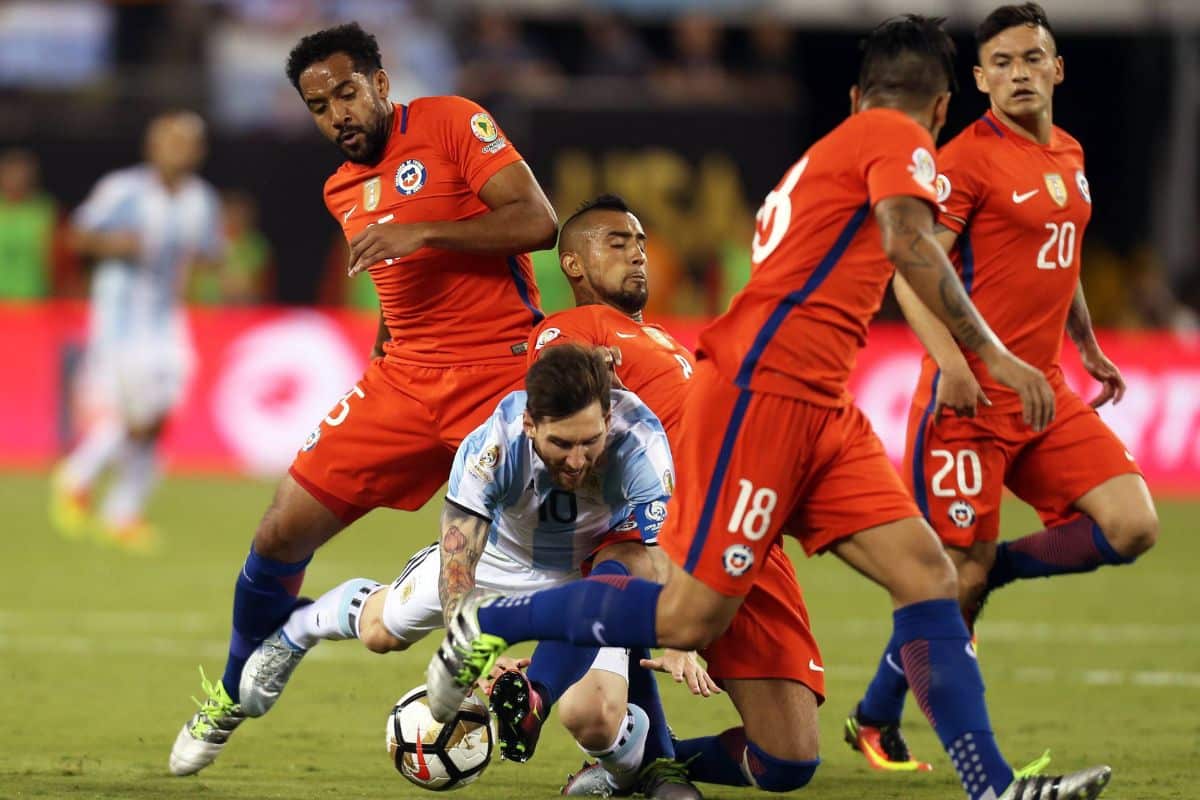 Messi vs Chile 2016