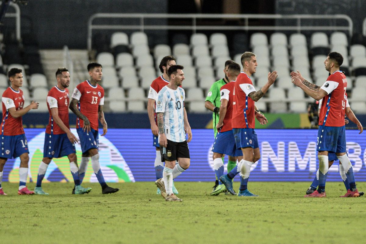 Messi vs Chile 2021