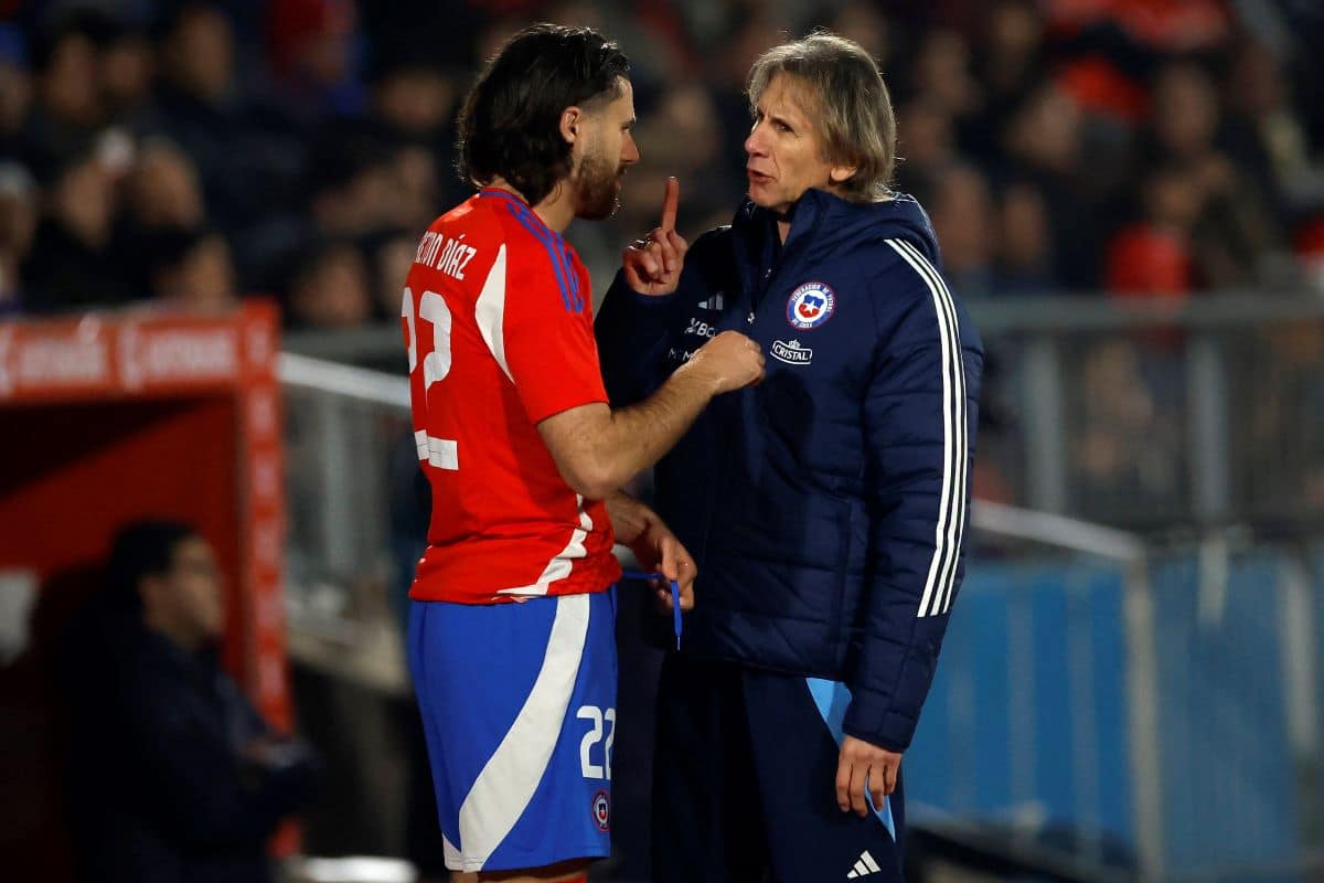 Ricardo Gareca y Ben Brereton