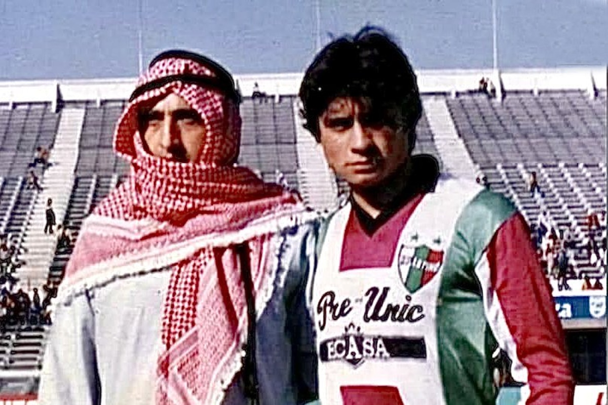 Manuel Araya jugando para Palestino