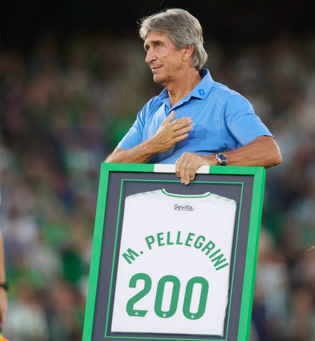Manuel Pellegrini llegó a 200 partidos dirigidos en el club. (Foto: IMAGO)