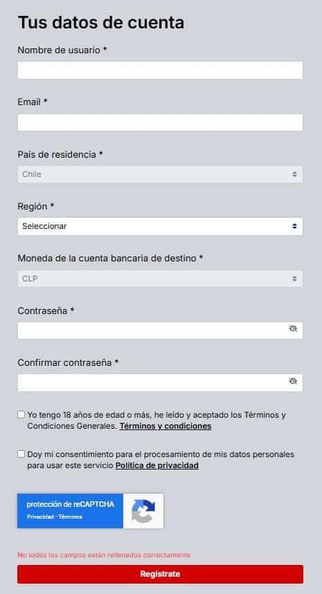 registro en rojabet