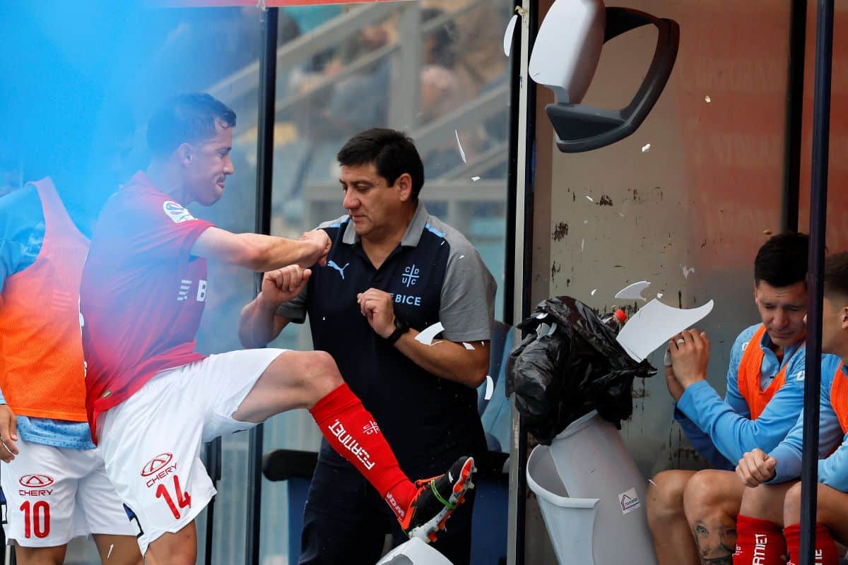Agustín Farías en su día de furia contra O'Higgins