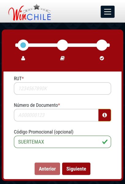 registro en Winchile