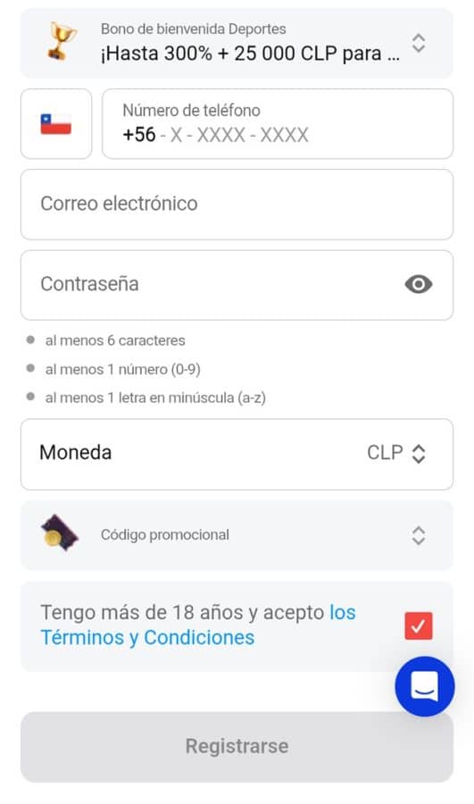 Código promocional Betfury-Registro