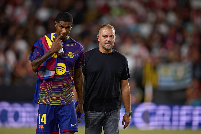 Mercato Barça : Hansi Flick prend position pour l'avenir de Marcus Rashford