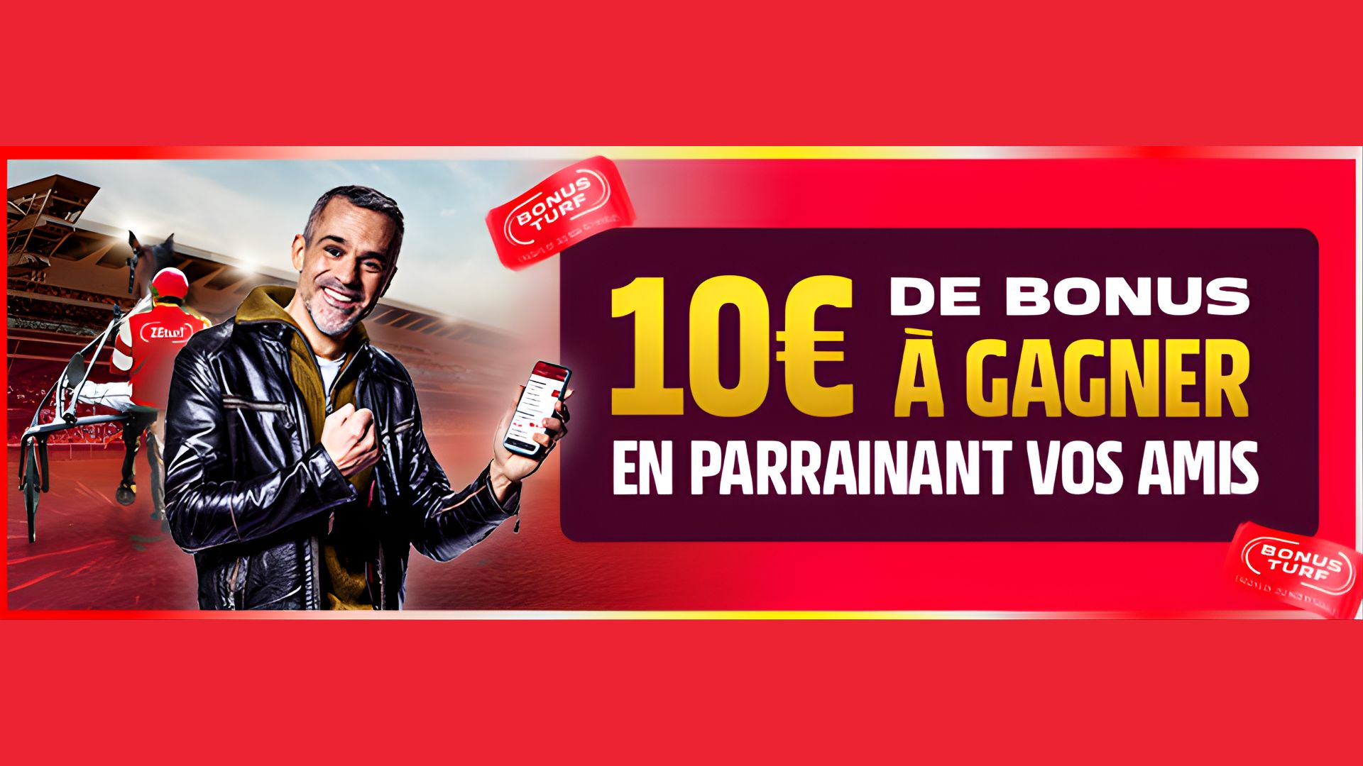 Parrainez vos amis pour recevoir 10 € de bonus parrainage