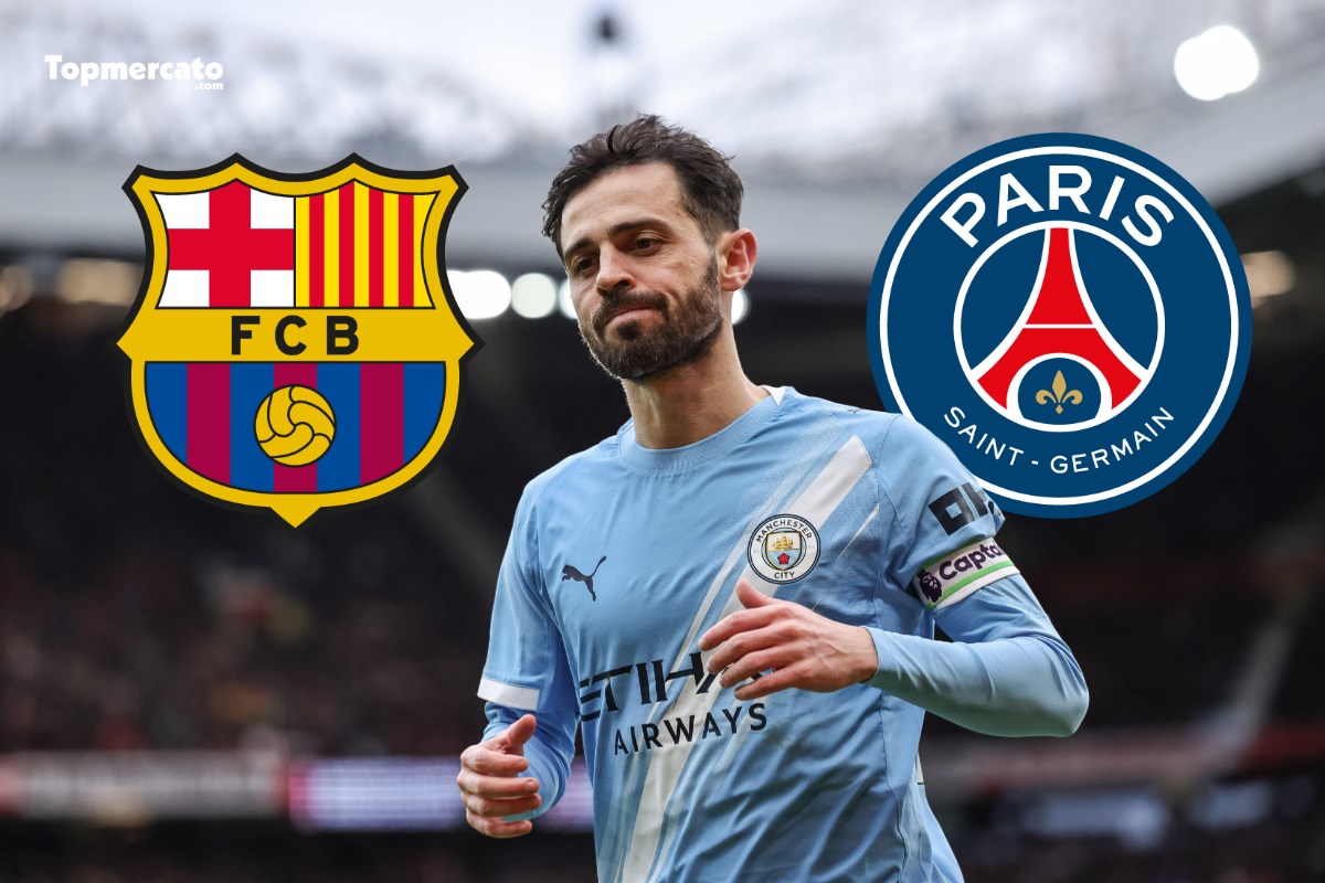 Mercato Manchester City : le PSG et le Barça parmi la meute de 8 prétendants à l'affût pour Bernardo Silva