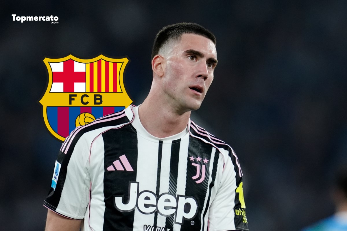 Barça : disponible pour 0€ au mercato, Dusan Vlahovic aurait une autre priorité…
