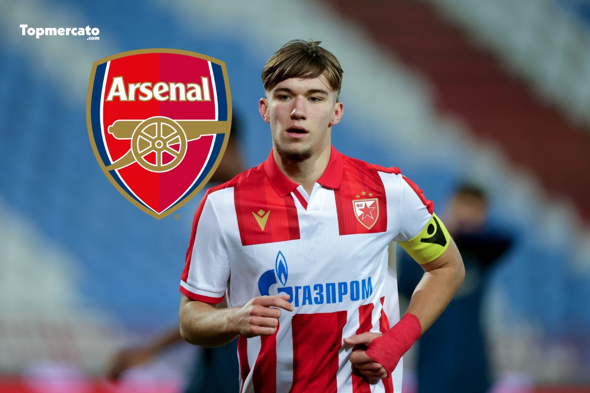 Mercato : 17 ans et 20 M¬... Arsenal sur le point de s'offrir le Pedri serbe, Vasilije Kostov ?
