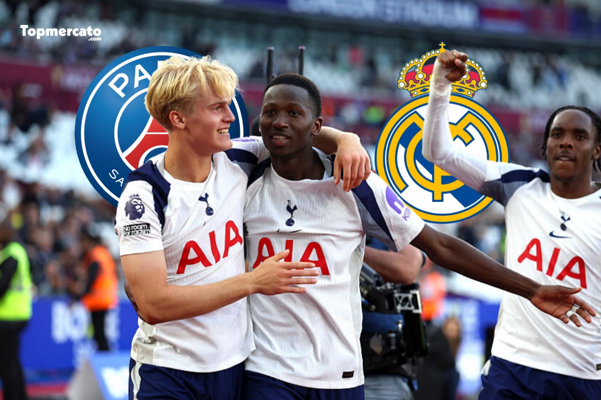Mercato – Le PSG et le Real Madrid prêts à bondir sur une pépite de Tottenham à 57,5 M€ ?