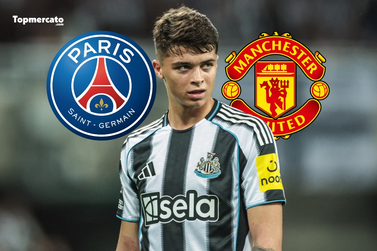 Mercato – Le PSG et Manchester United prêts à lancer la bataille pour la pépite de Newcastle, Lewis Miley