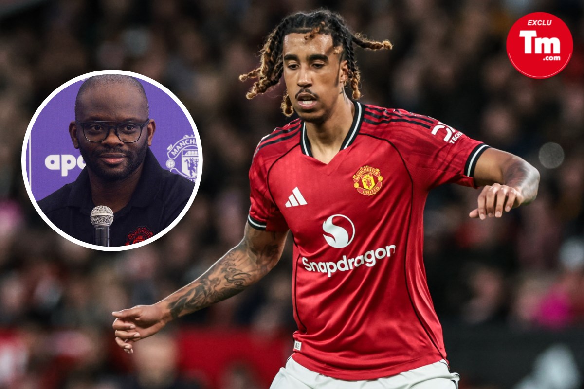 Manchester United : pas d'accord avec Scholes, Louis Saha défend Leny Yoro, qui “s'en sort plutôt bien”