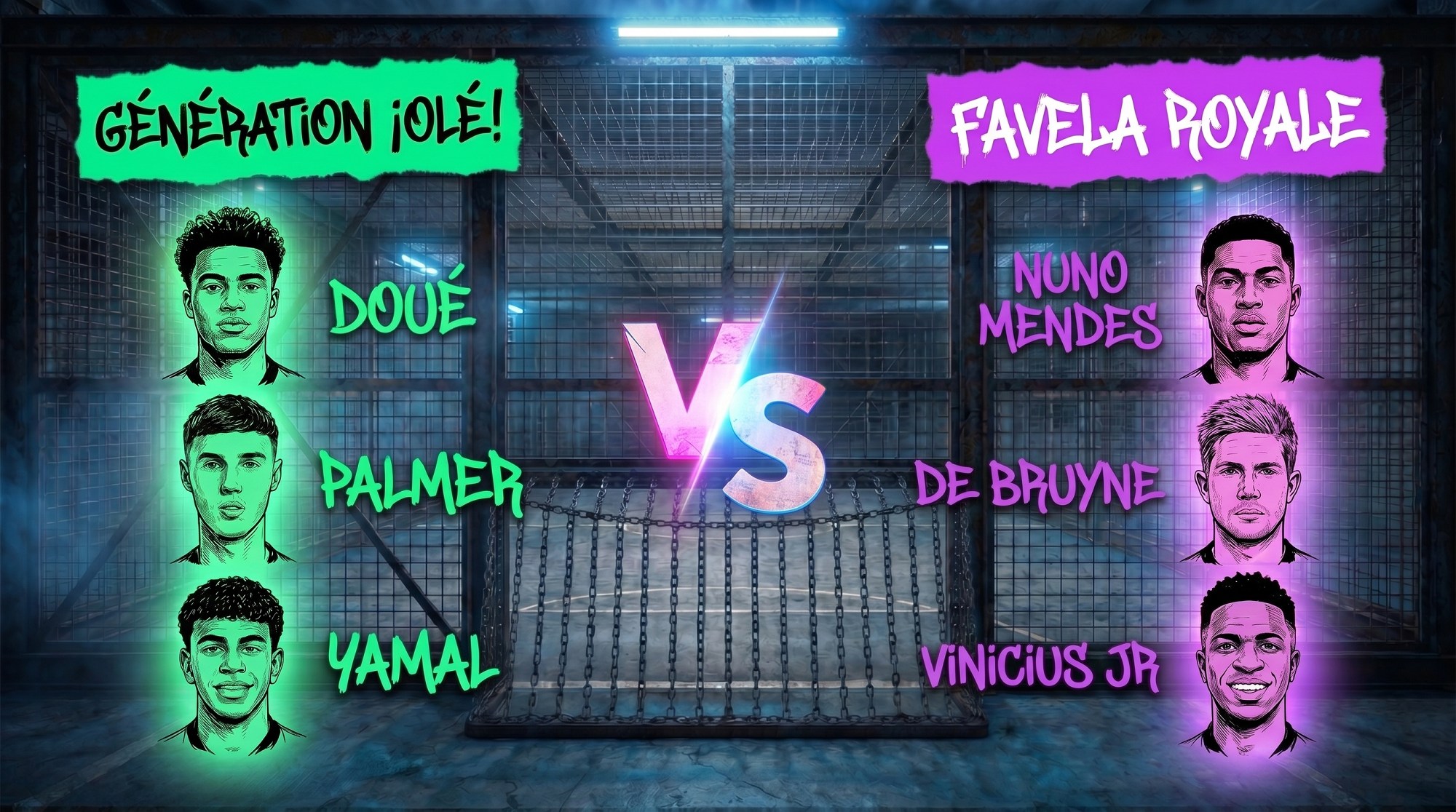 Désiré Doué ou Nuno Mendes ? Yamal ou Vinicius ? Le dilemme du vendredi t'attend dans La Cage