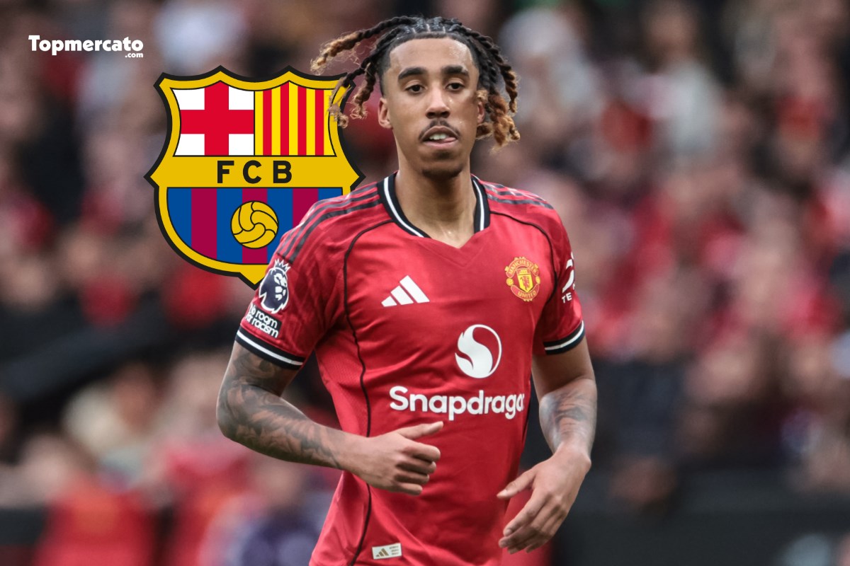 Mercato Manchester United : et si Leny Yoro quittait les Red Devils pour reprendre le fil de sa carrière au Barça