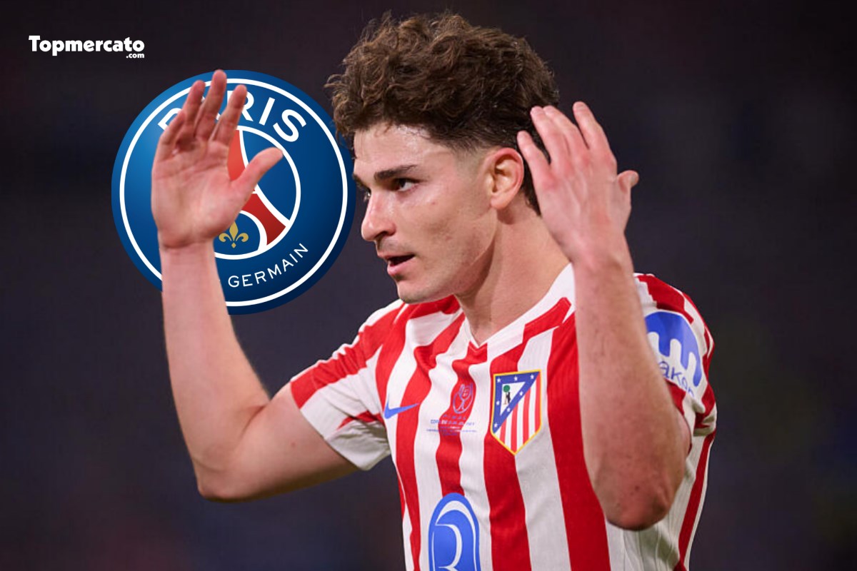 Mercato - Le PSG discute d'un transfert de Julian Alvarez, un montant XXL évoqué