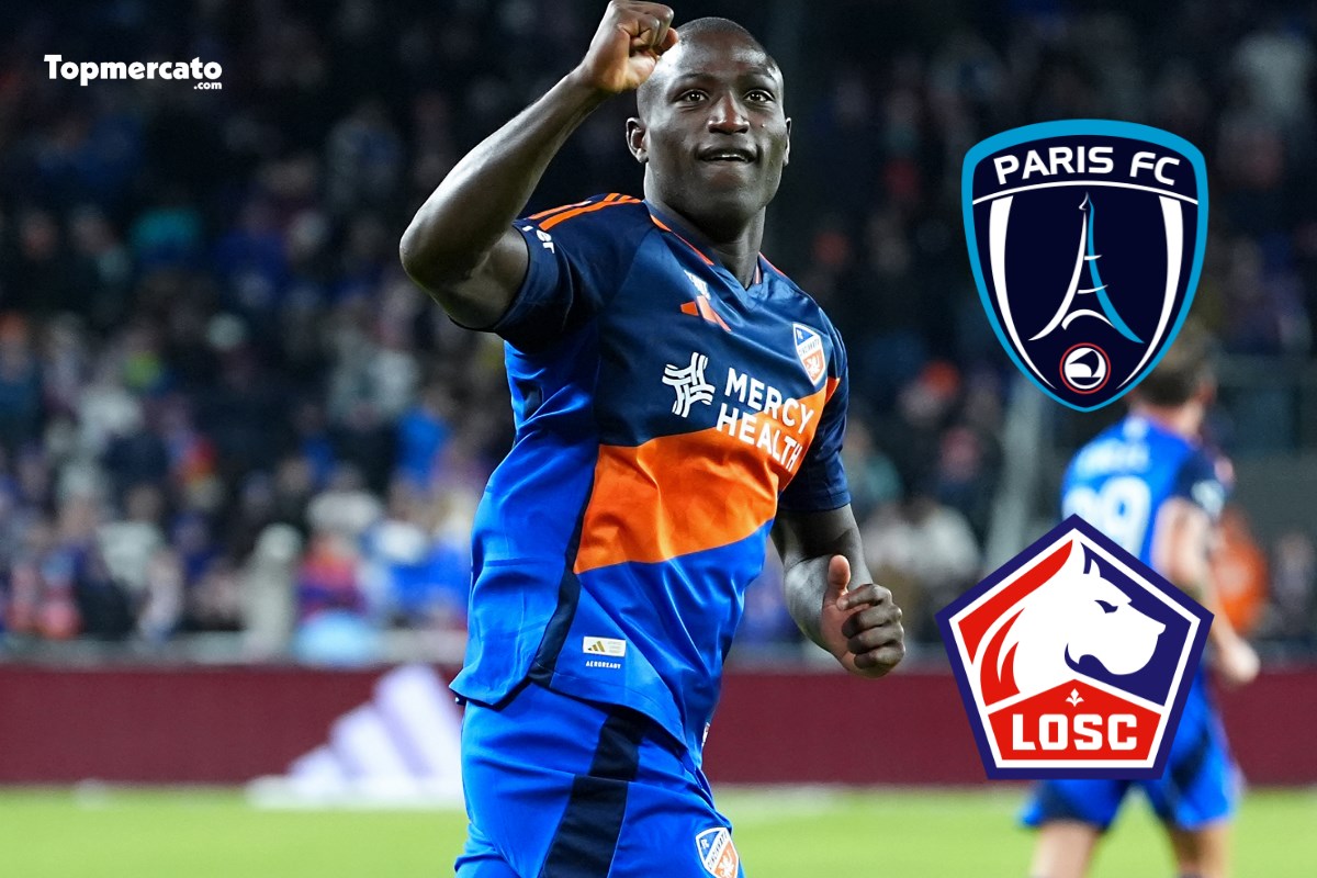 Mercato - Le Paris FC et le LOSC face à 3 places fortes européennes pour l'ancien attaquant de L1 Kévin Denkey