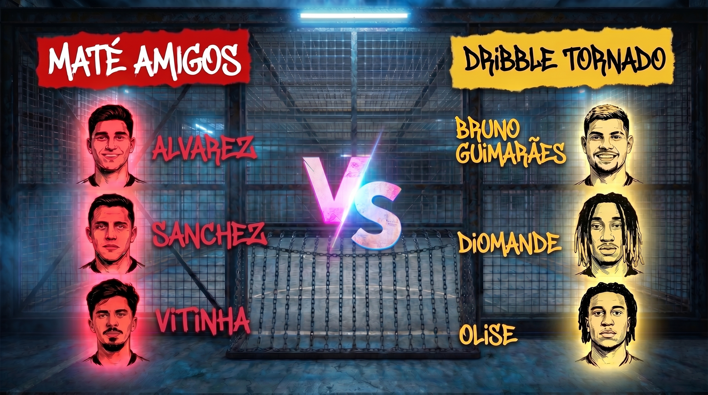 Vitinha et Michael Olise rejouent PSG-Bayern dans La Cage : revanche ou pas, c'est à vous de voter !