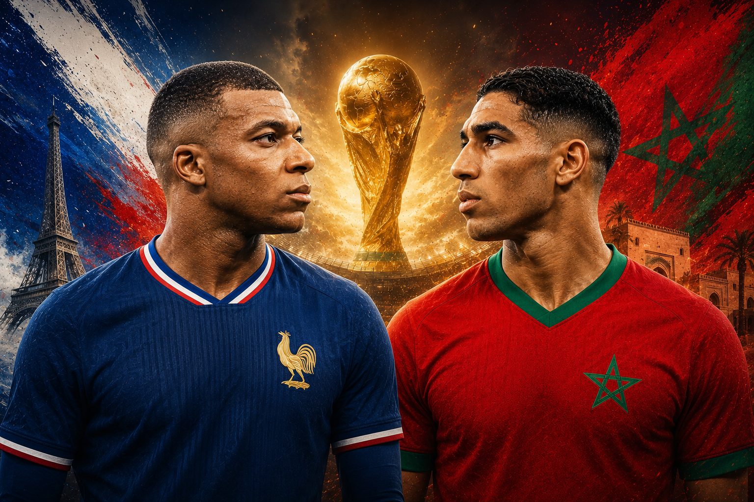 France - Maroc en DIRECT : suivez le match de la Coupe du monde 2026