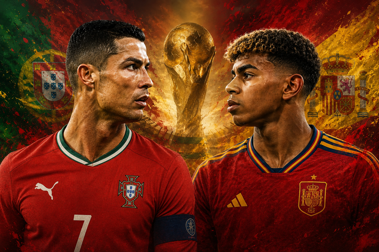 Portugal - Espagne en DIRECT : suivez le match de la Coupe du monde 2026