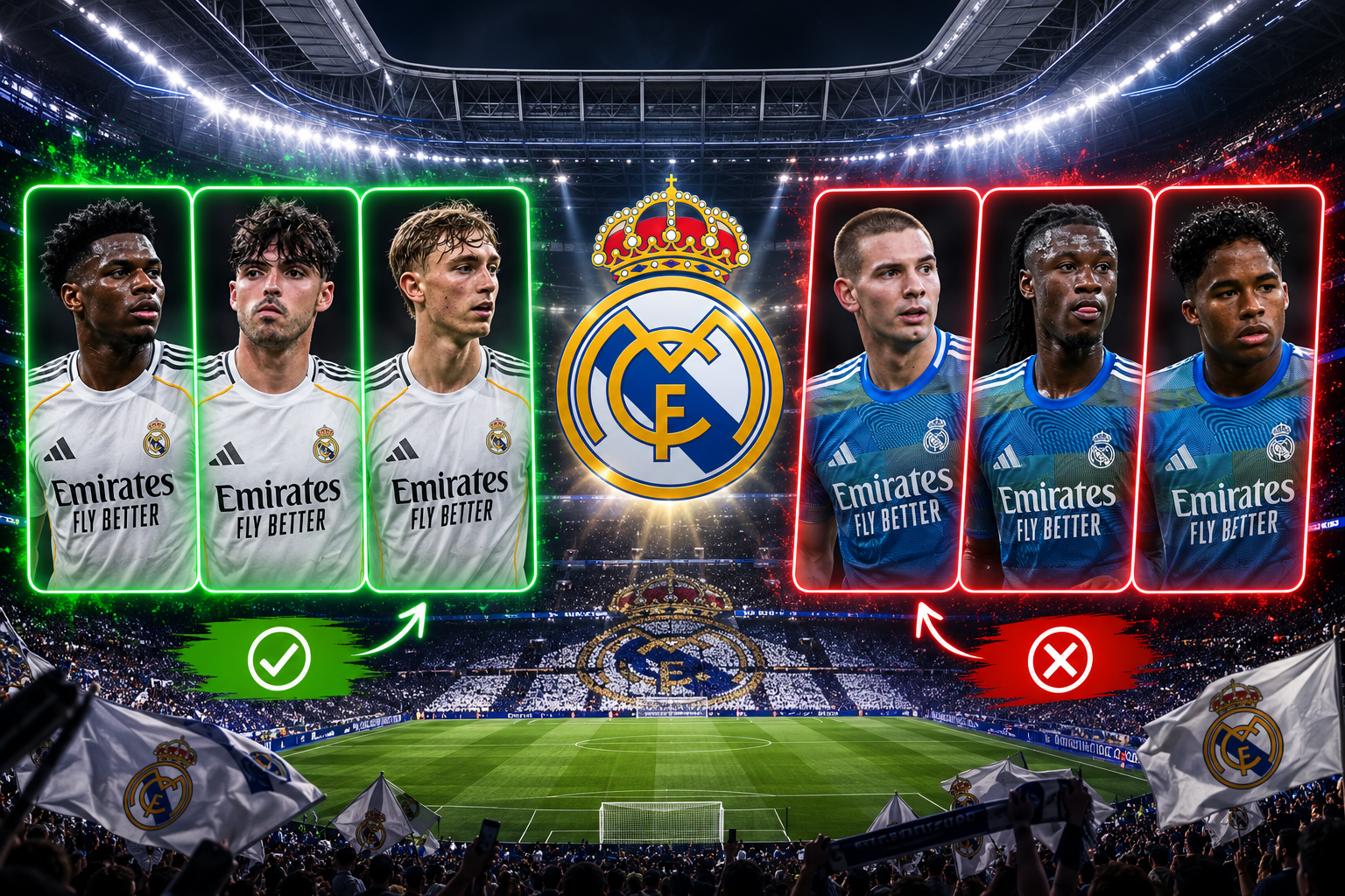 Mercato Real Madrid : tu gardes ou tu vends ? Remodèle l'effectif merengue à ta guise !