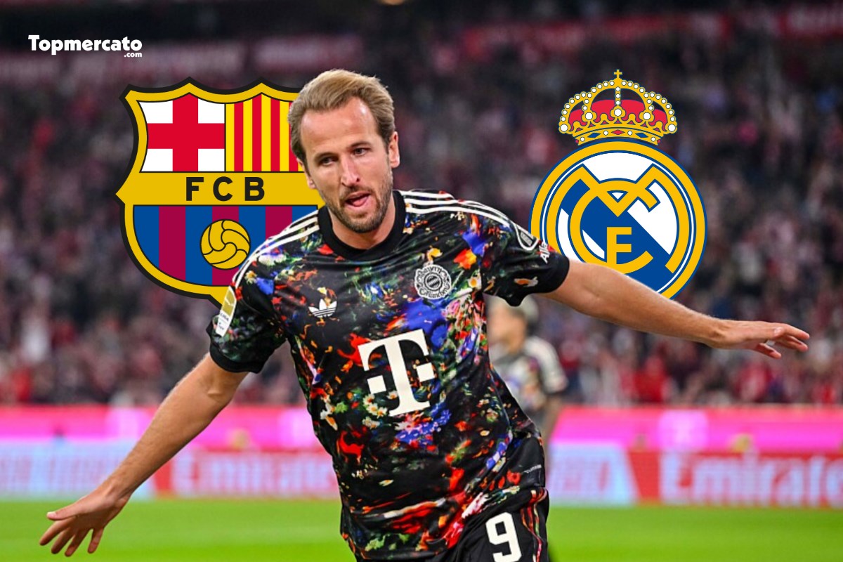 Mercato - Toutes les options seront envisagées, Harry Kane tenté par le Barça et le Real Madrid ?