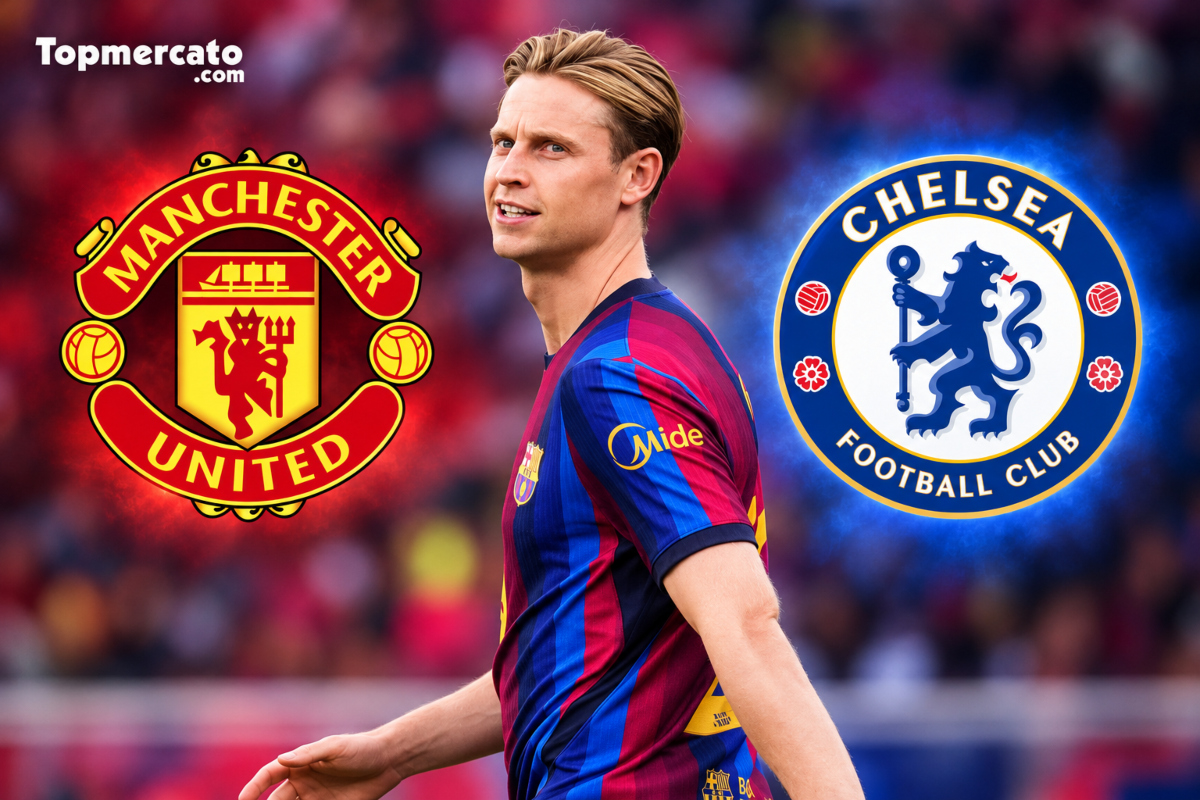 Mercato Barça : Manchester United et Chelsea refroidis par le même problème avec De Jong