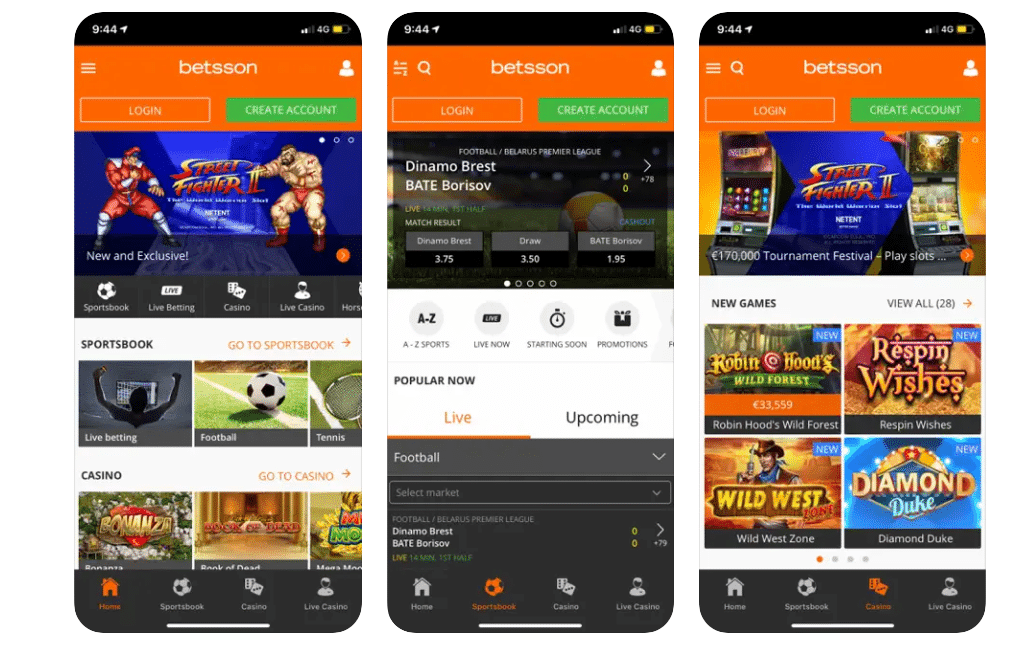 betsson app