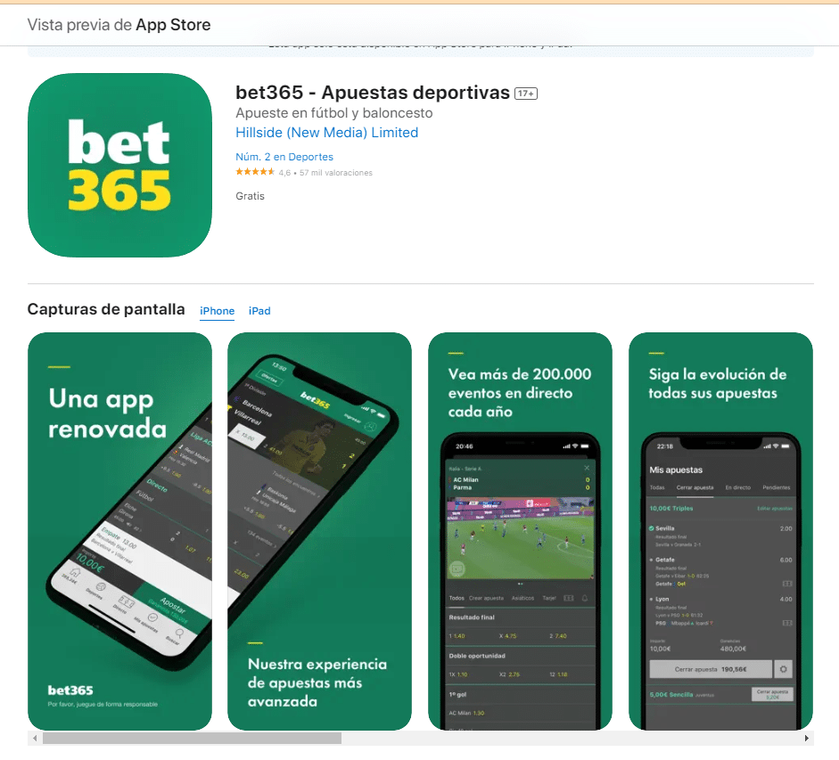 bet365 ios