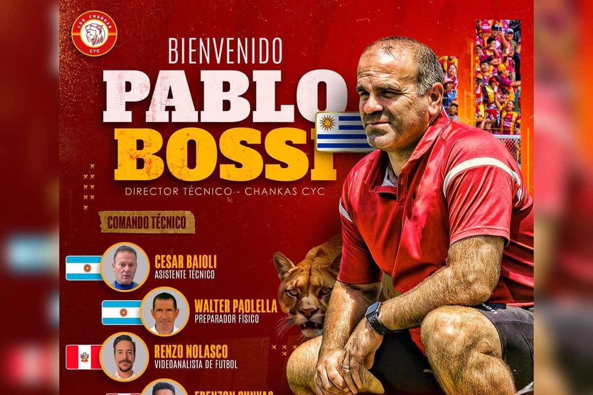 Pablo Bossi fue anunciado en Los Chankas
