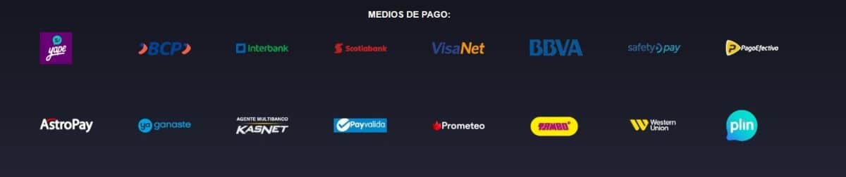pagos locales doradobet